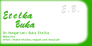 etelka buka business card